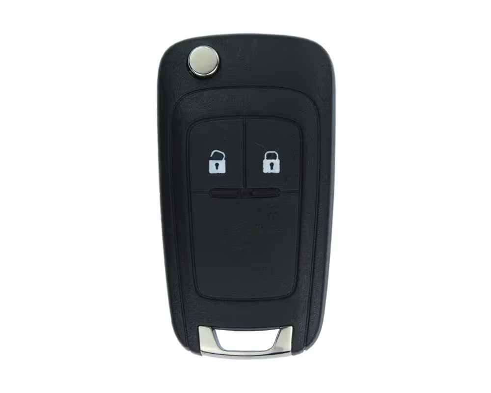 Cache Opel Chevrolet Flip Key 2 Buttons	